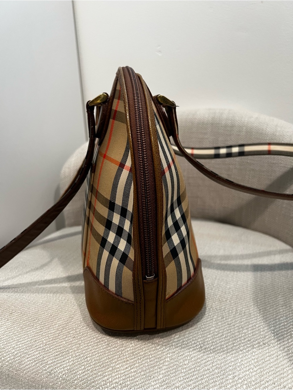 Vintage Burberry Nova Check Shoulder Purse and Wallet Set - Picture 6 of 16